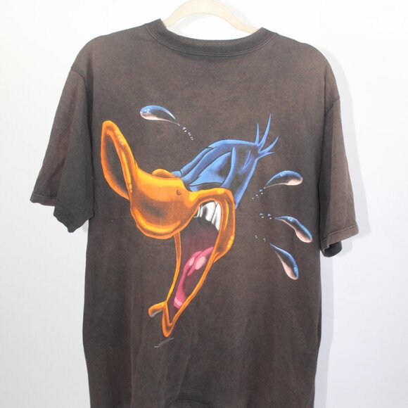 Men's Vintage Brown Donald Duck Top Size Large - Picture 12 of 12